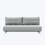 Lina Armless Sleeper Sofa Mized Dance Performance Fabric Grey