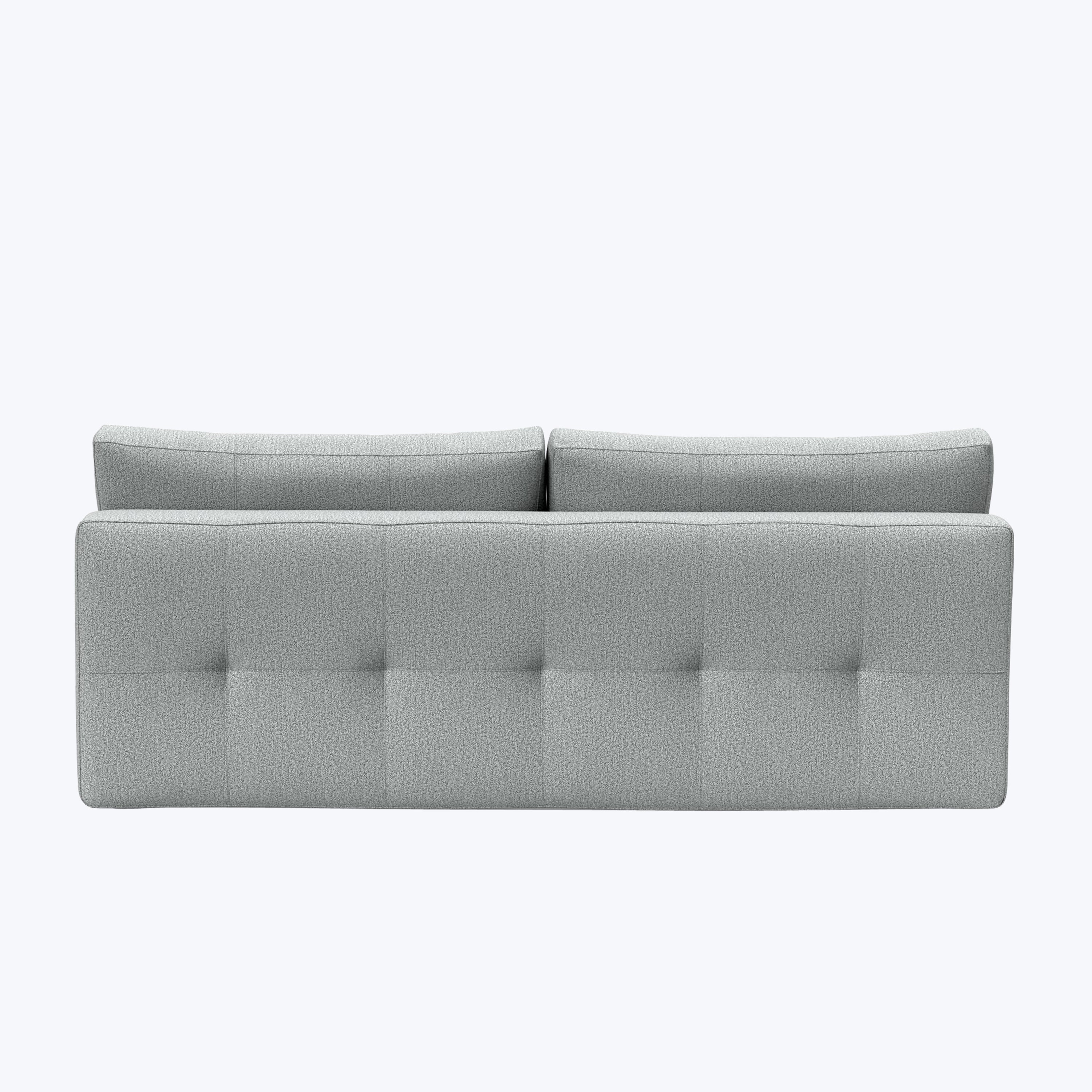 Lina Armless Sleeper Sofa Mized Dance Performance Fabric Grey