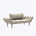 Sage Sleeper Chaise Performance Boucle Beige