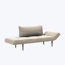 Sage Sleeper Chaise Performance Boucle Beige