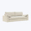 Bryant Sleeper Sofa Taura Performance Fabric Off White