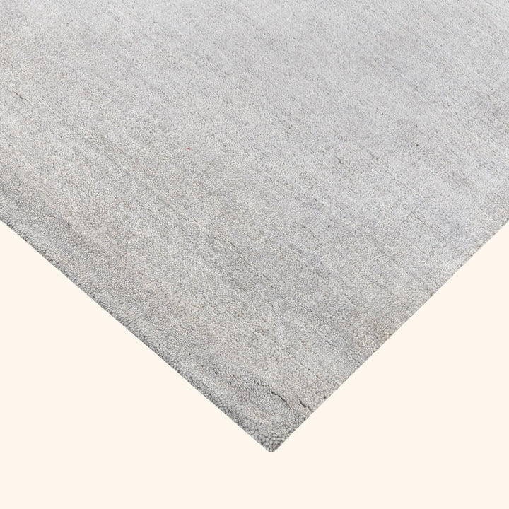 Pink & Grey Contemporary Silk Rug
