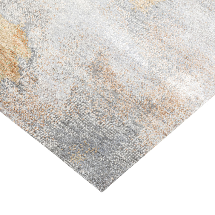 Multicolored Contemporary Silk Rug - 8' x 10'