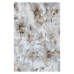 Brown Contemporary Silk Rug