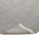 Grey Contemporary Wool Silk Blend Rug  - 9' x 12'