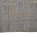 Grey Contemporary Wool Silk Blend Rug  - 9' x 12'