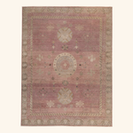 Image for Pink Traditional Wool Rug - 8' x 10'