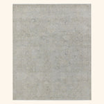 Grey Traditional Silk Rug - 8' x 10'