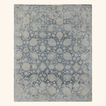 Blue Traditional Silk Rug - 8' x 10'