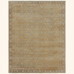Brown Traditional Silk Rug - 7'9" x 10'1"
