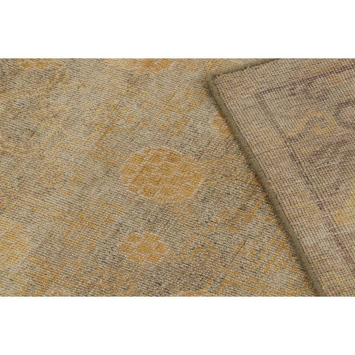 Brown Traditional Silk Rug - 7'9" x 10'1"