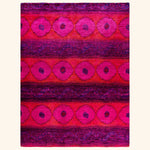 Pink Overdyed Wool Rug - 8' 0" x 10' 3"