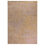 Beige Overdyed Wool Rug - 6' 2" x 8' 9"