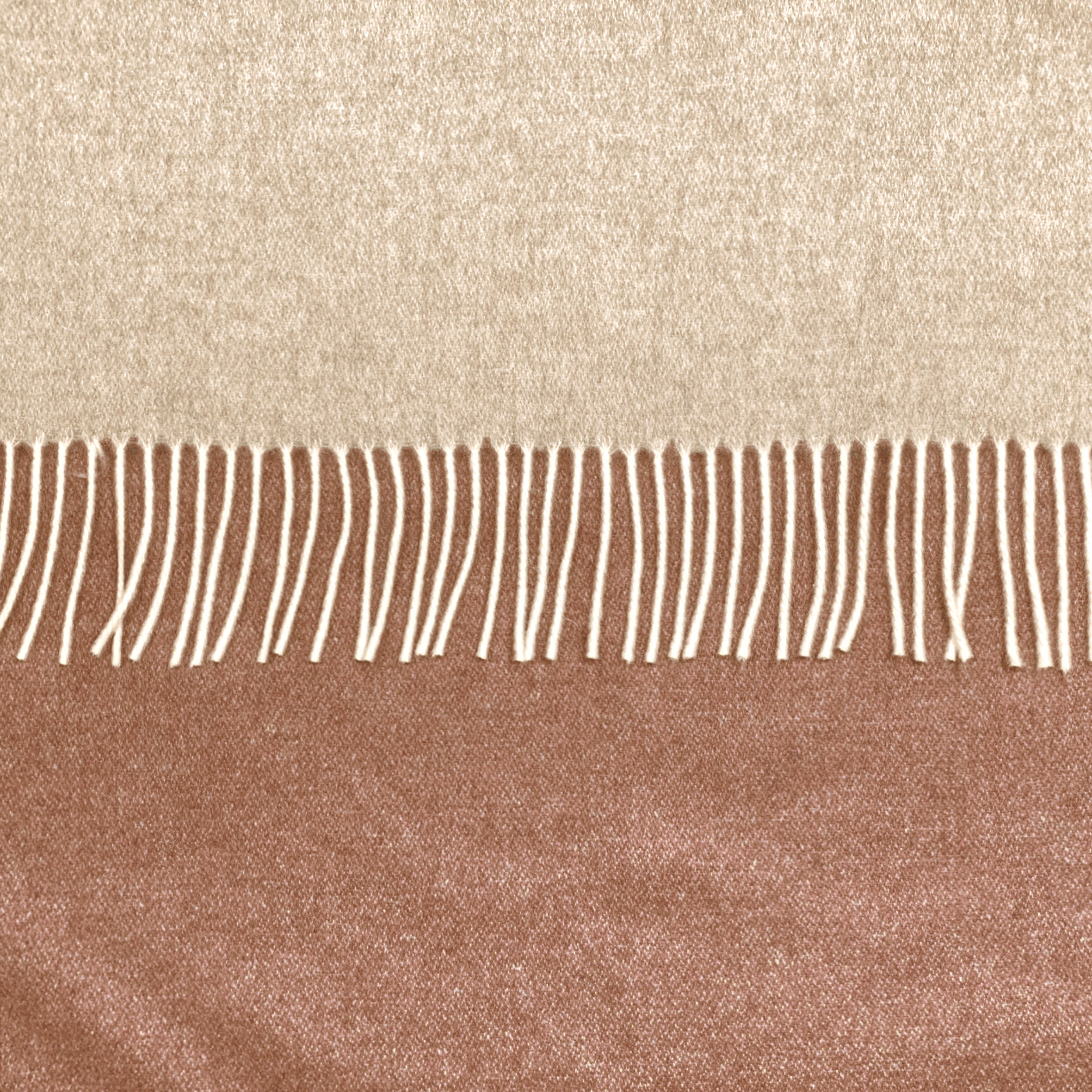 Dolomiti Throw Beige/Dark Rust