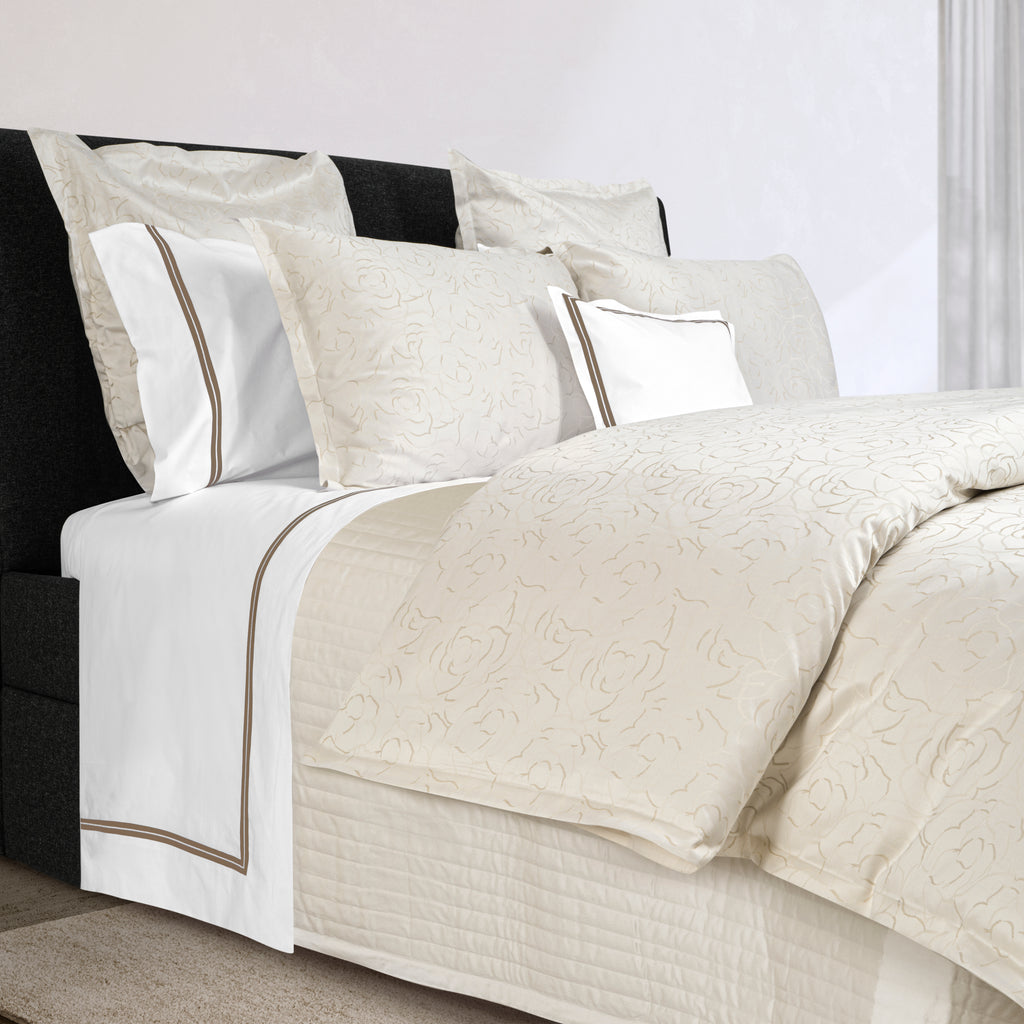 Ostuni Duvet + Sham Beige / Sham / Standard