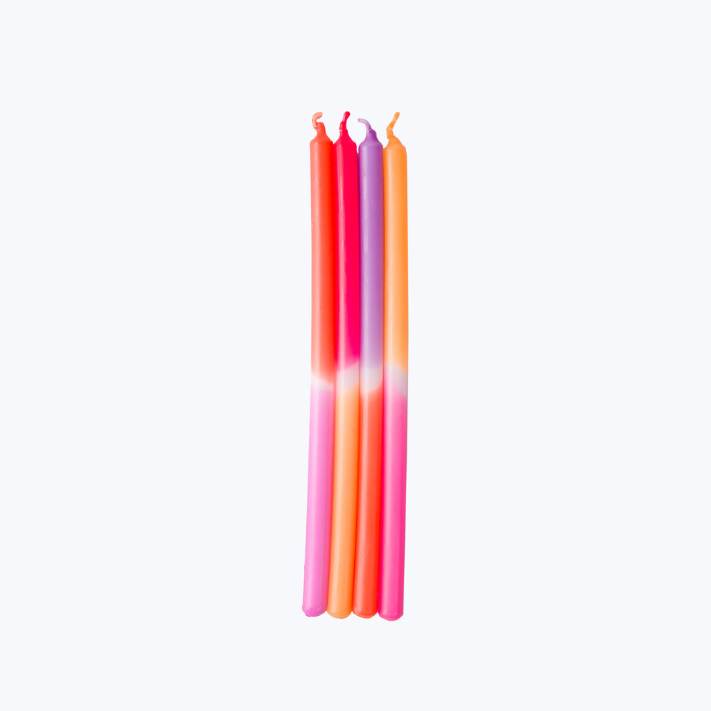 Dip Dye Skinny Taper Candles