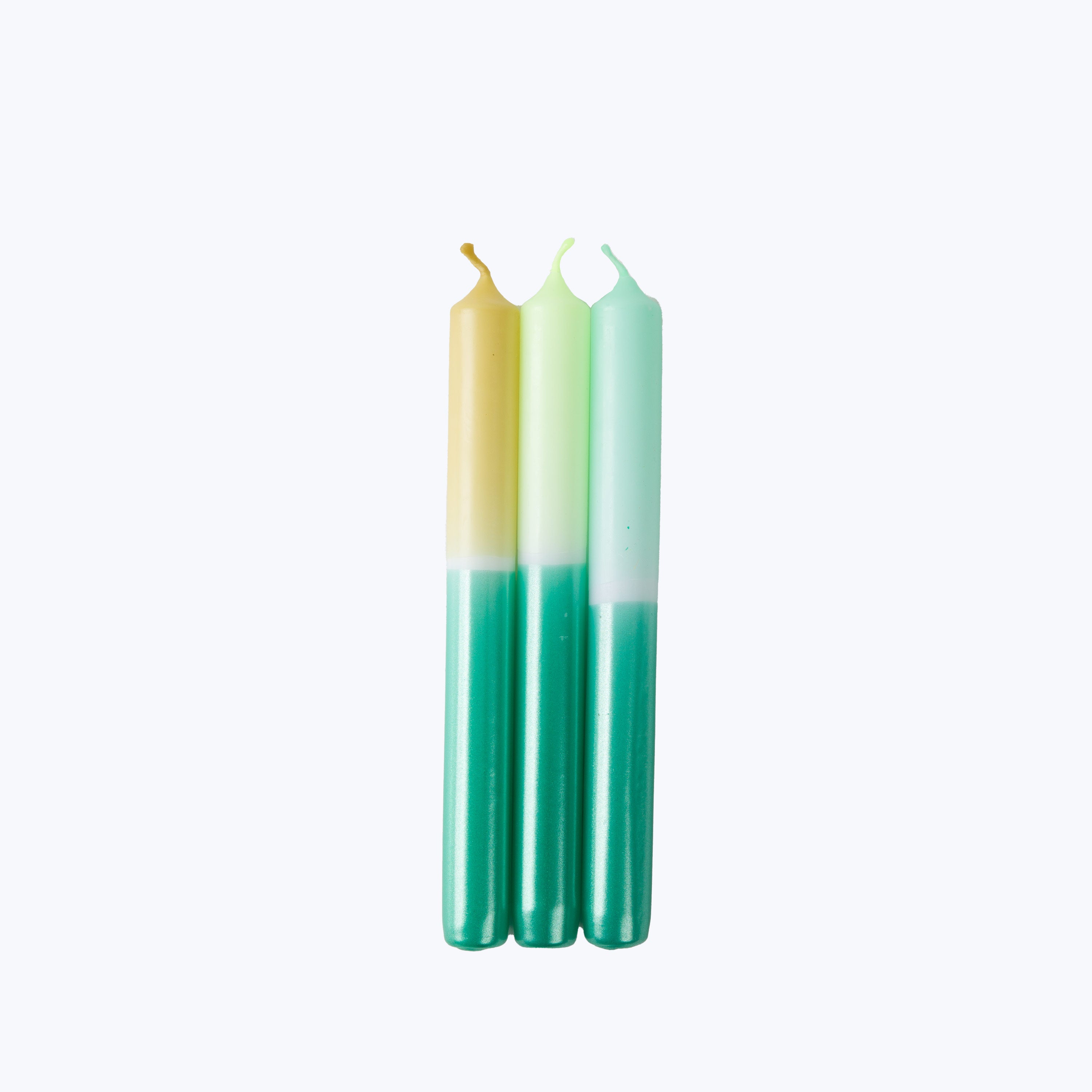 Dip Dye Neon Taper Candle Set