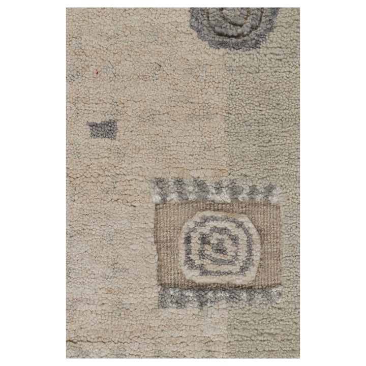 Grey Swedish Inspired Wool Rug - 8'4" x 10'