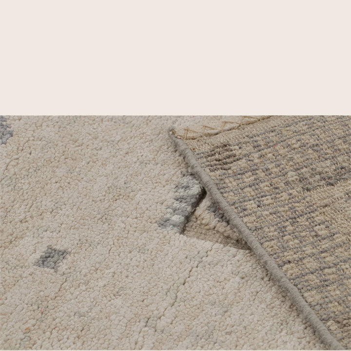 Grey Swedish Inspired Wool Rug - 8'4" x 10'