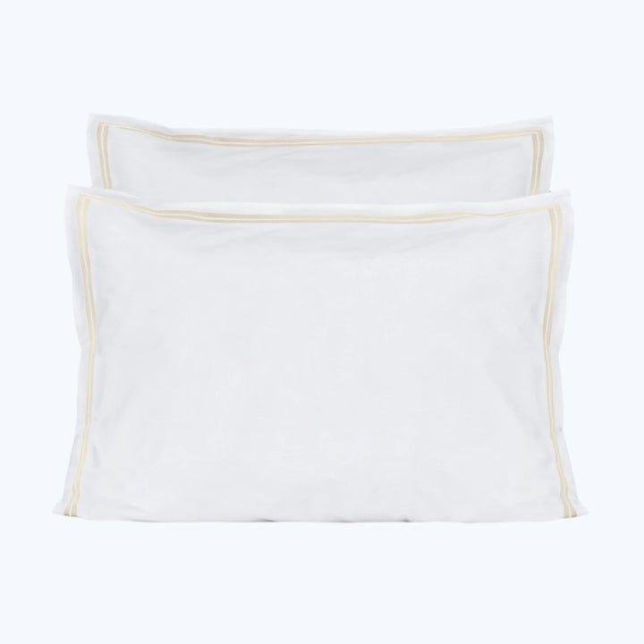Mylos Duvet + Sham White/Ivory / Sham / Standard