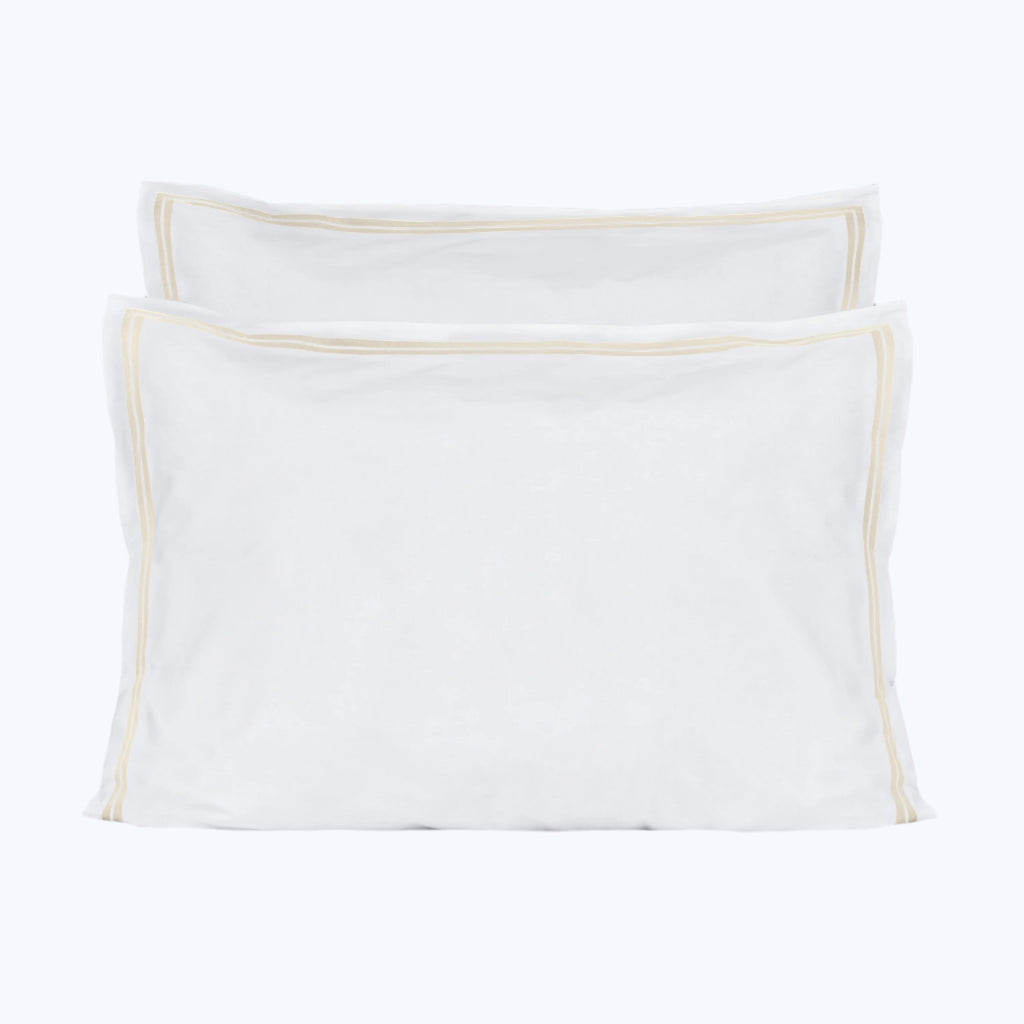 Mylos Duvet + Sham White/Ivory / Sham / Standard