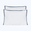 Mylos Duvet + Sham White/Dark Blue / Sham / Standard