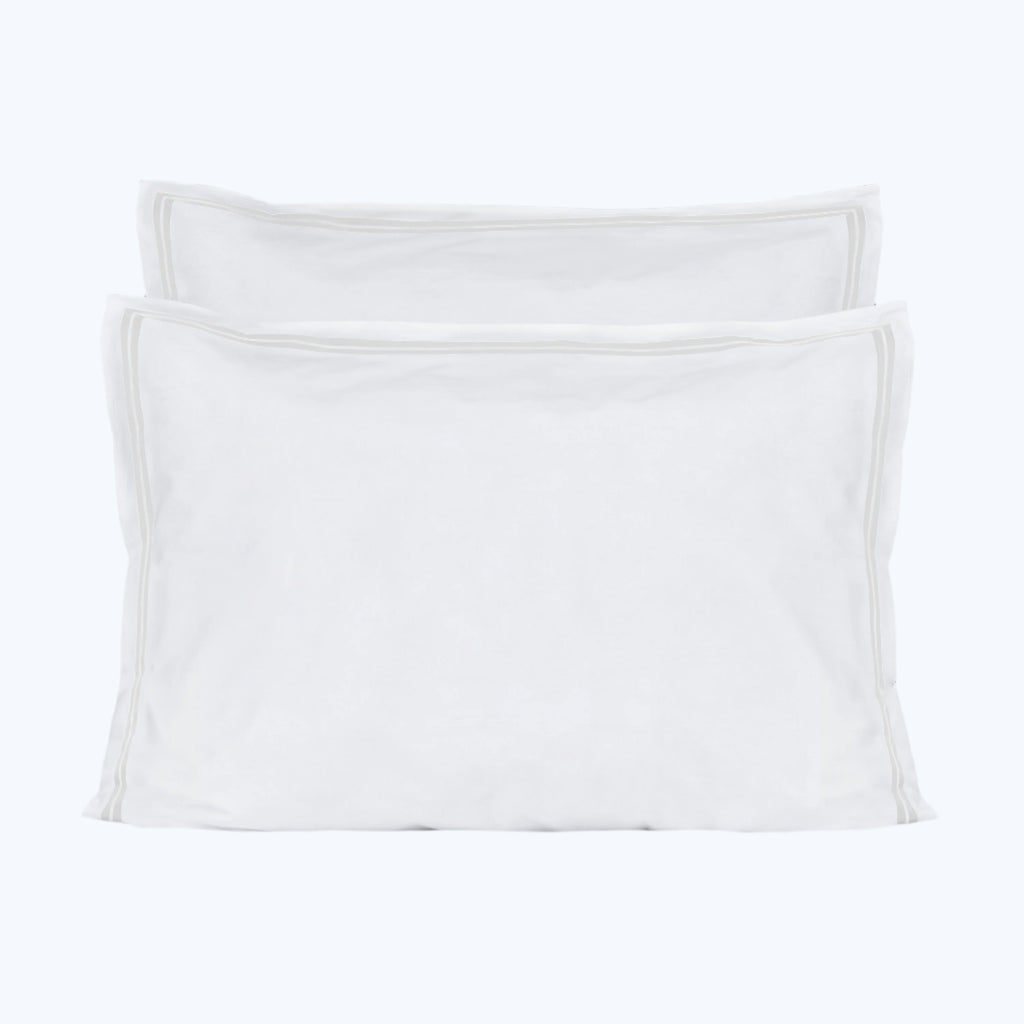 Mylos Duvet + Sham White/White / Sham / Standard