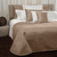 Masaccio Quilted Coverlet Brown / Twin