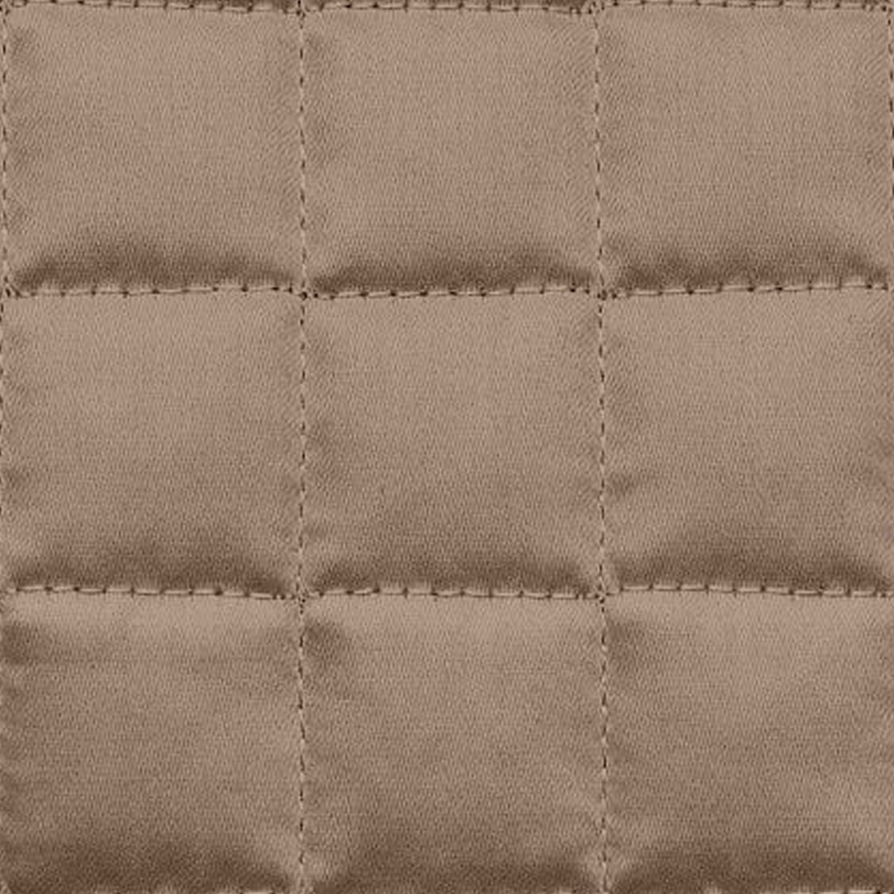 Masaccio Quilted Coverlet Brown / Twin