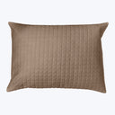 Masaccio Quilted Sham Brown / Standard