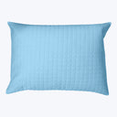 Masaccio Quilted Sham Cerulean Blue / Standard