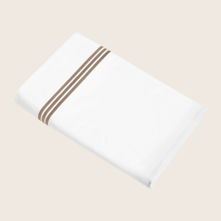 Platinum Sheets + Pillowcases Brown / Flat Sheet / Twin