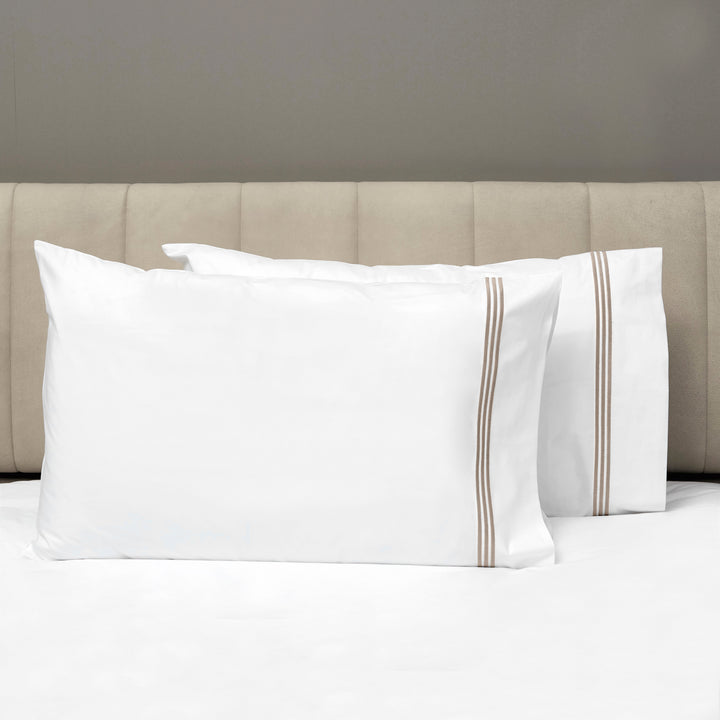 Platinum Sheets + Pillowcases Brown / Pillowcase Pair / Standard