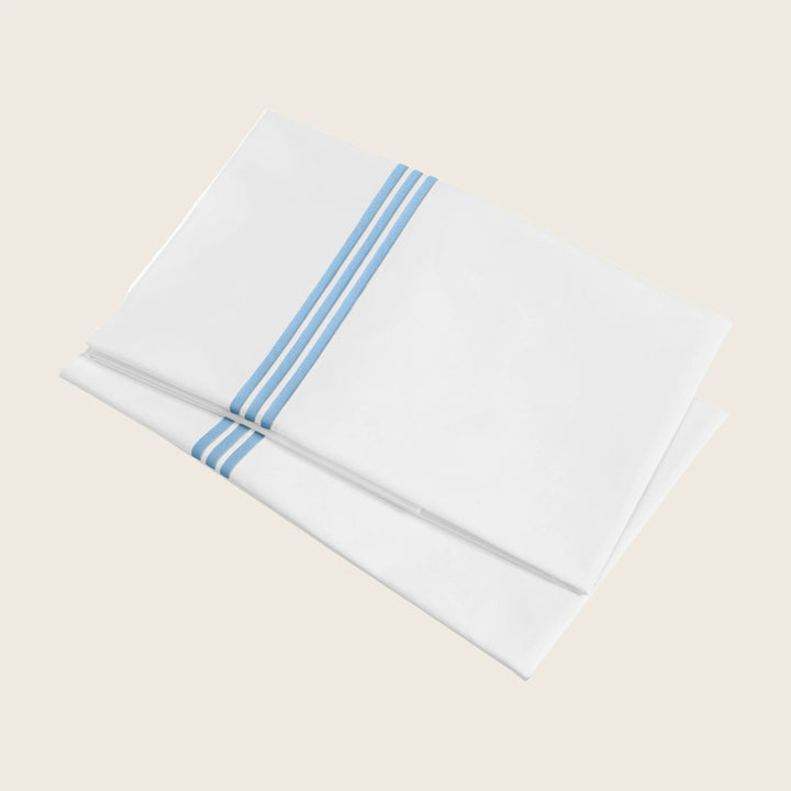 Platinum Sheets + Pillowcases Cerulean Blue / Pillowcase Pair / Standard