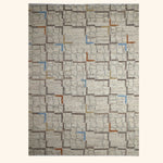 Beige Contemporary Wool Rug - 10'2" x 13'9"