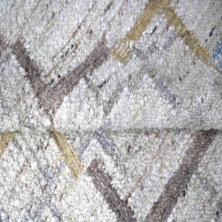 Beige Contemporary Wool Rug - 10'2" x 13'9"