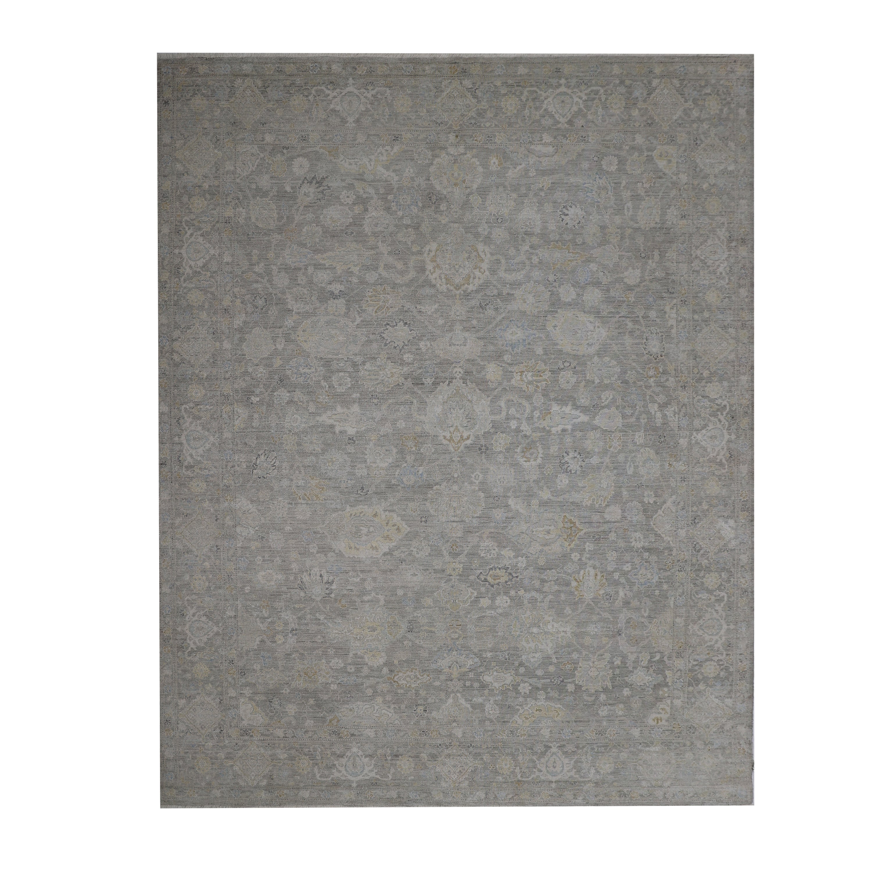 Grey Contemporary Silk Rug 8x10