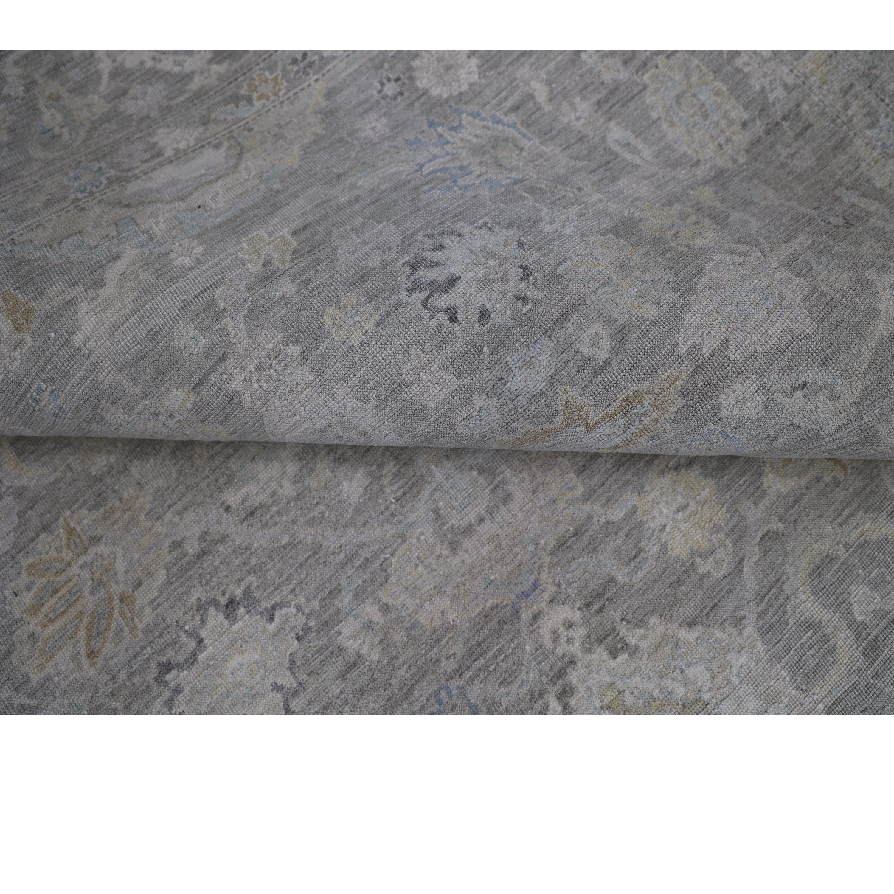 Grey Contemporary Silk Rug 8x10