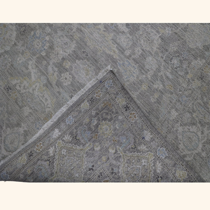 Grey Contemporary Silk Rug 8x10