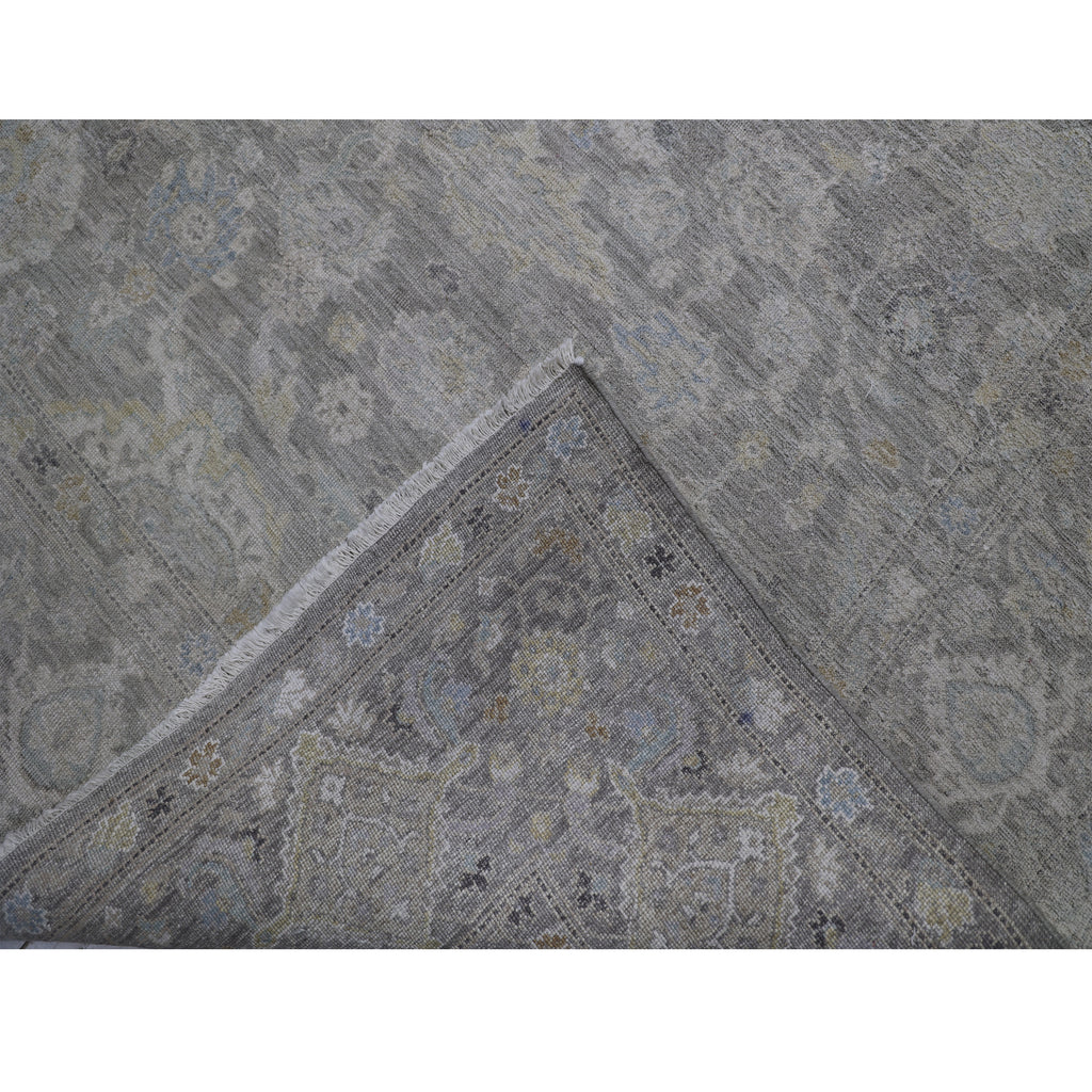 Grey Contemporary Silk Rug 8x10