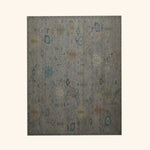Grey Contemporary Wool Rug - 9'10" x 13'8"