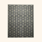 Black Contemporary Wool Rug - 11'10" x 15'0"