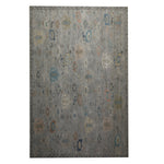 Grey Contemporary Wool Rug - 8'10" x 11'11"