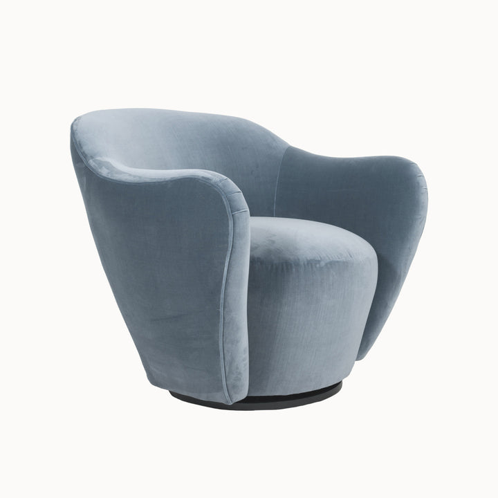 Modern Curved Swivel Chair