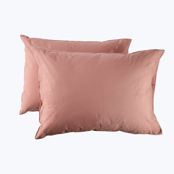 Aura Percale Shams Peony / Standard