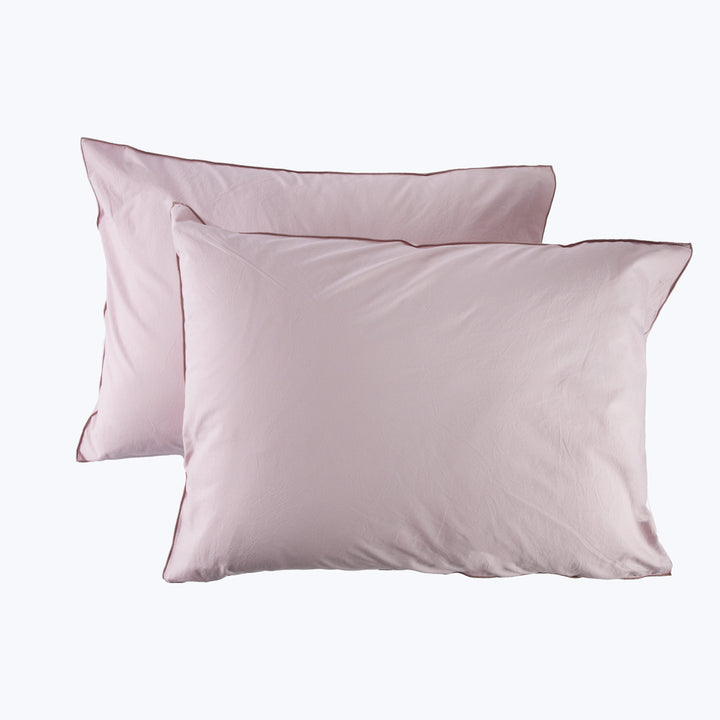 Aura Percale Shams Summer Plum / Standard
