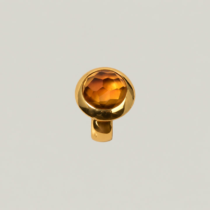 Pomellato 18K Yellow Gold Citrine Chunky Ring