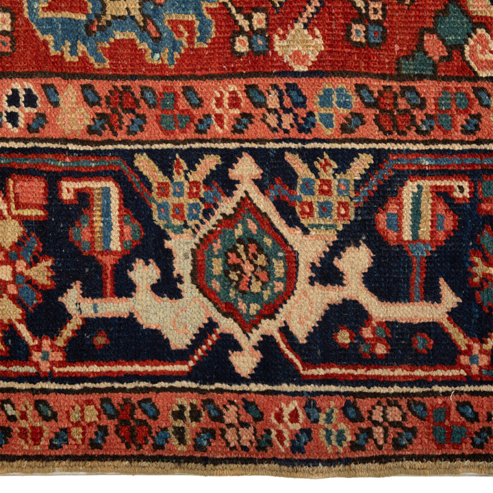 Antique Heriz Wool Rug - 6'10" x 10'4"