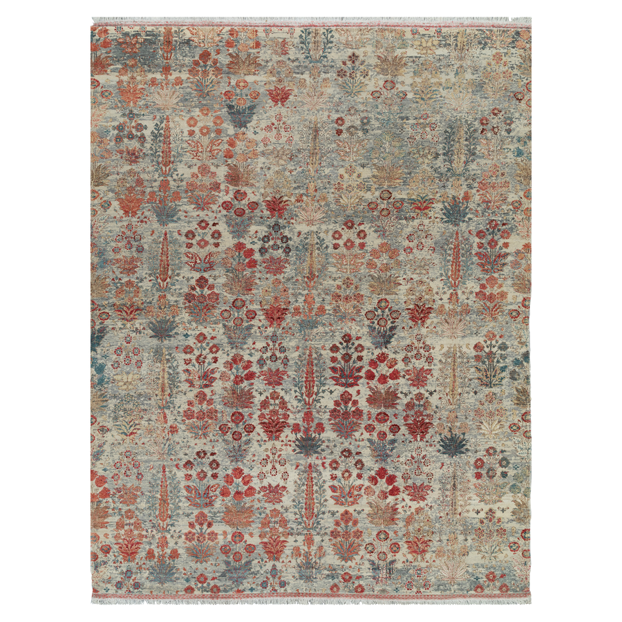 Multicolored Traditional Wool Rug - 10' x 14'