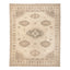 Ivory Beige Traditional Wool Rug - 8' x 10'